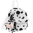 thumbnail image 3 of TENDYCOCO Mini Mochila de Lona con Colgante de Vaca de Felpa Bolso Bandolera para Mujer Compras para Viajar al Aire Libre, 3 of 4