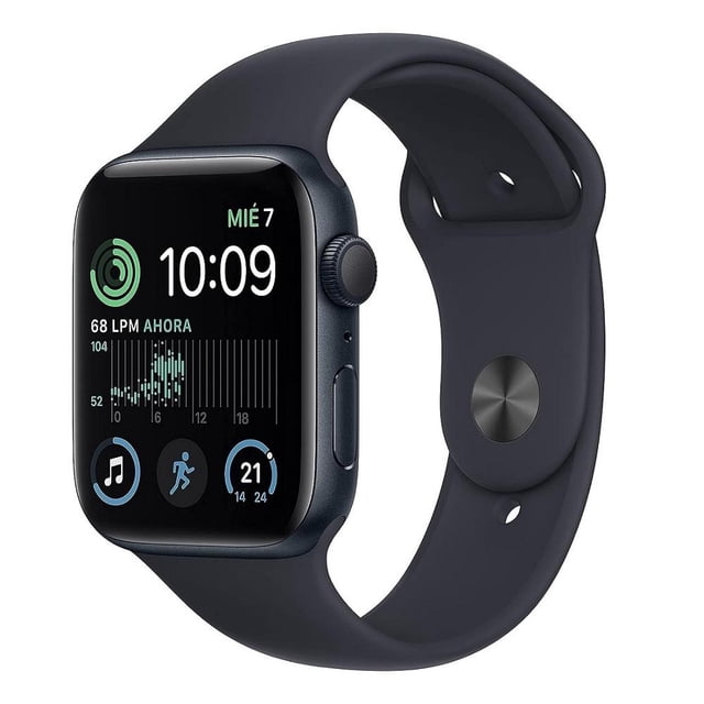 Reloj Inteligente Apple Watch SE2 GPS 40mm con Caja Aluminio Gris y Correa Deportiva Negra