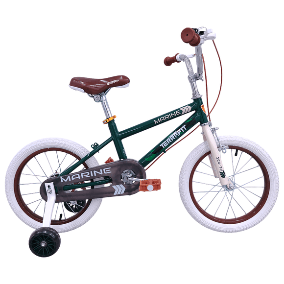 Bicicleta Infantil Para Niño MARINE Terrafit R16 Color Verde