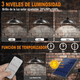 thumbnail image 5 of Luz Solar Interior/exterior Impermeable A Remote negro, 5 of 5