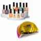 thumbnail image 1 of KIT PRO MANICURE: LÁMPARA UV/LED 54W TORNASOL + 12 GELES EFECTO GRANITO, 1 of 4