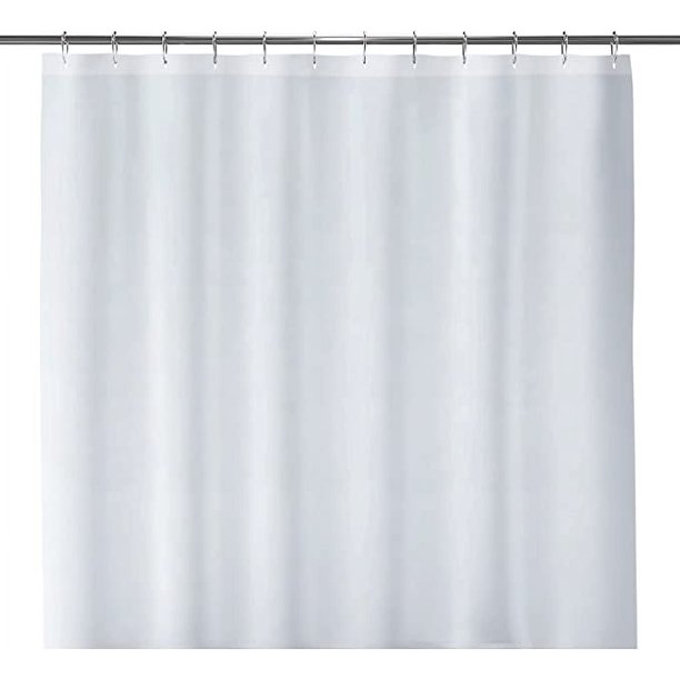 Forro para Cortina de Ducha de Baño Liba PEVA Resistente al Moho Color Blanco 72' de Ancho X 84' de Alto