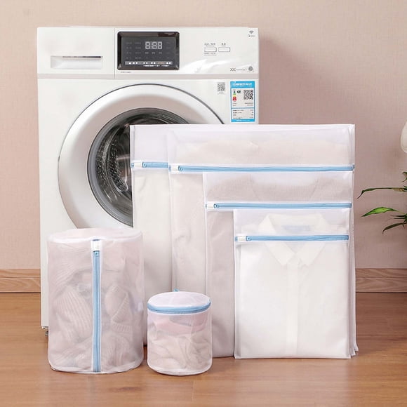 MTBLYS Juego de bolsas de lavandería de malla fina | Protección para cremallera, poliéster grueso | Bolsa para lavar y proteger sujetadores y ropa interior | 1 unidad para prendas delicadas