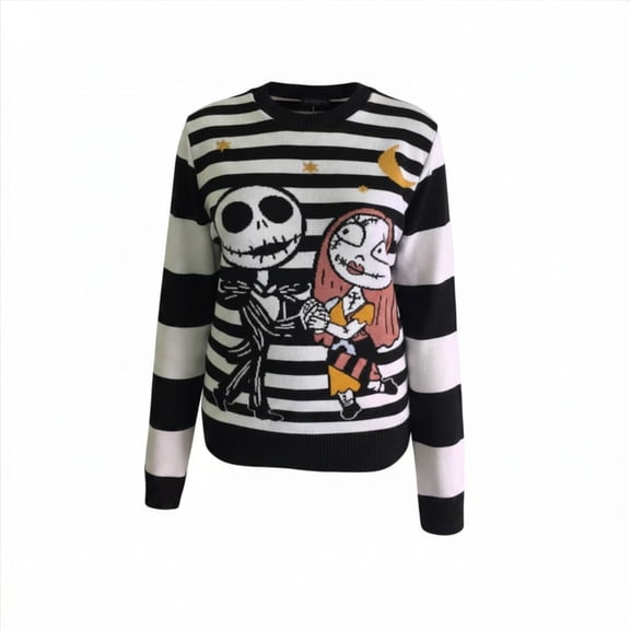 Suéter Disney para Dama, El Mundo Mágico de Jack Multicolor Talla CH