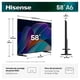 thumbnail image 3 of TV Pantalla Hisense de 58 pulgadas 4K UHD 58A60SR con sistema operativo ROKU, 3 of 12