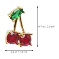 thumbnail image 2 of TABLZONE 1Par Aretes De Cereza Y Atractivos Para Mujer Con Material Resistente, 2 of 8
