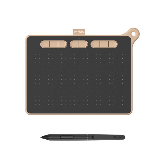 Tableta Digitalizadora Parblo Ninos M Pink Dibujo 9x5 Pulgadas Rosa