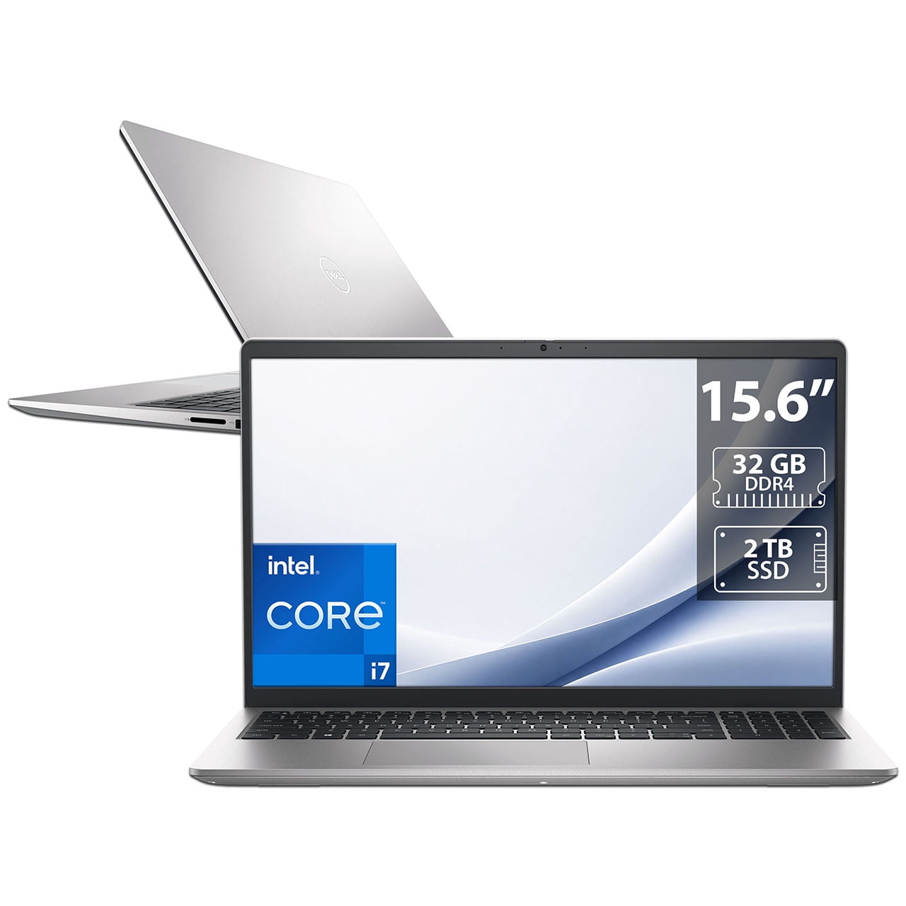 Laptop DELL DC15250: Intel Core i7 1355U, RAM 32GB DDR4, SSD 2TB, Pantalla 15.6", Windows 11 Home