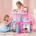 thumbnail image 4 of Casa de Muñecas Style Shine Plegable de 3 Pisos con Ascensor, 4 of 7