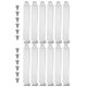 thumbnail image 1 of 12pcs PCI Slot Slot Placa Caja de computadora Caja de computadora Computadora en blanco Bloque de chasis, 1 of 7