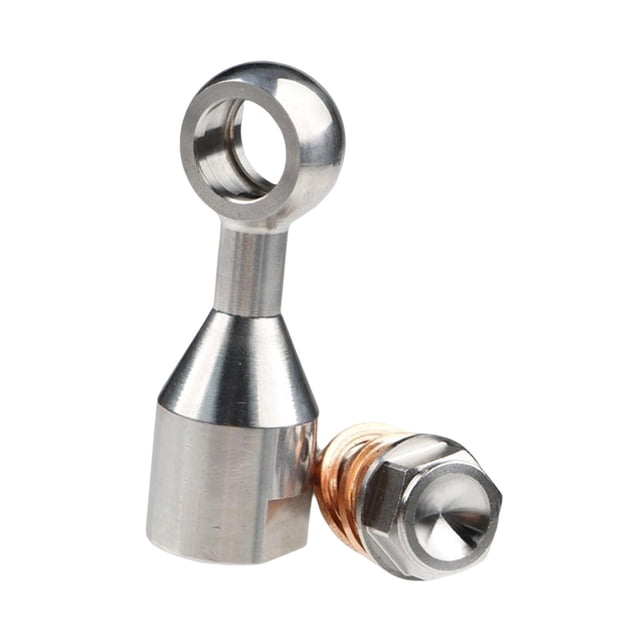 Cabezal de extensión de manguera de freno Freno hidráulico Acero inoxidable Freno portátil resistente 50 mm