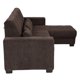 thumbnail image 3 of Sofá Love Chaise Derecho en L TRINITY Eros 3 Plazas Café para Sala, 3 of 8