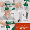 thumbnail image 2 of Kit Tanque De Oxígeno 682lts Vacío Portátil Carrito + Cilindro Extra Magnimed, 2 of 5
