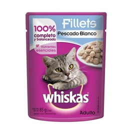 Alimento para Gato Whiskas Adulto Fillets Pescado Blanco 85 g