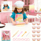thumbnail image 5 of "Juego De 26pz Disfraces De Chef Para Niños, Incluye Delantal Belug, Rosa ", 5 of 5