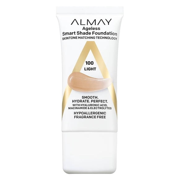 Maquillaje líquido Almay Smart Shade Foundation ageless 100 light 30 ml