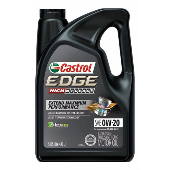 Aceite Castrol Edge 0w20 Alto Kilometraje Sintético 4.73lt