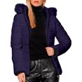 thumbnail image 4 of Chamarra Para Mujer Shendy Vendy Con Gorro Removible Peluche Suave., 4 of 5