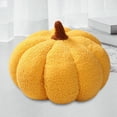 thumbnail image 4 of Almohadas de calabaza de Halloween Macarena Cojín 3D Amarillo, 4 of 8