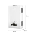 thumbnail image 4 of Calorex Boiler Calentador de Agua Instantaneo Fortis S 11 Para 2 Servicios Gas Nat, 4 of 5