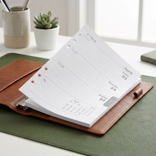 unbranded 64 Sheets Hojas De Para Planificador Semanal 2027 Papel Compatible Con Agenda De Anillas
