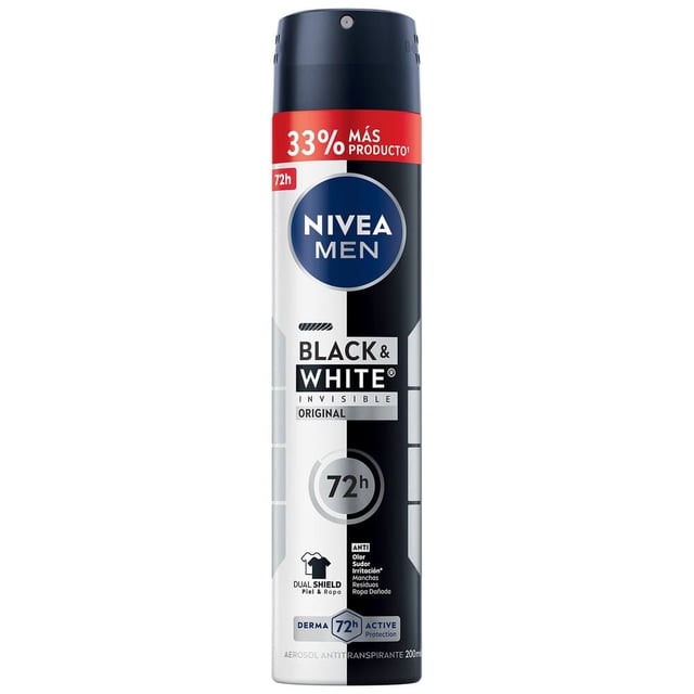 Antistranspirante Nivea Men Black and White Power Spray 200 ml
