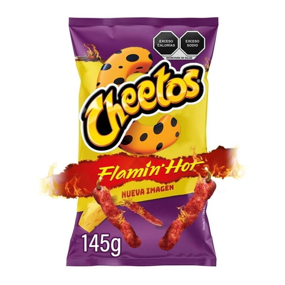 Botana Cheetos Flamin' Hot sabor queso chile y limón 145 g