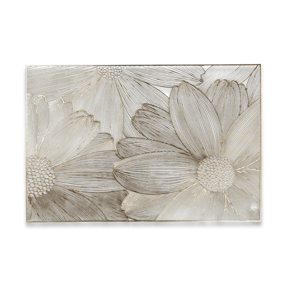 Set 6 Manteles individuales tapete mesa comedor 45cmx30cm PVC VITTORI
