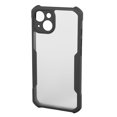 thumbnail image 4 of Funda de silicona para teléfono, antigolpes, disipación de calor, fina, protección de lente, accesorio para teléfono con protector de pantalla para iPhone, color negro, para iPhone 13 mini, 4 of 12