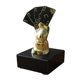 thumbnail image 2 of 1 trofeo de mano de póker de 6,25 pulgadas con base. Ideal para el verano. dorado, 2 of 9