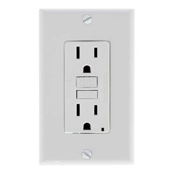 Contacto Falla A Tierra Leviton Blanco 11.5X7X3.2 Cm