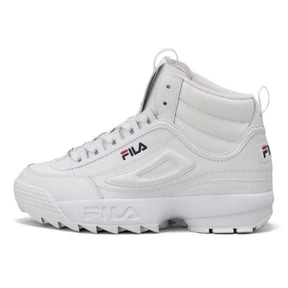 Tenis Fila Disruptor II Mid para Mujer 5XM02360-125 blanco 25.5
