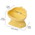 thumbnail image 3 of Plastic Cats Bowl Dog Bowl Cats Food Bowl Drinking Bowl To Cervical Vertebra Pet Bowl, 3 of 5