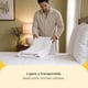 thumbnail image 4 of Edredón Nooz Duvet Essential Microfibra Verano Individual blanco, 4 of 9