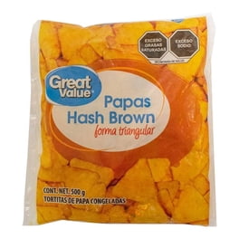 Papas Great Value Hash Brown forma triangular 500 g