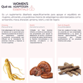 thumbnail image 2 of Women's Essentials: Maca y Adaptógenos para Mujer, Schisandra + Shatavari + Reishi, 100 Cápsulas, 2 of 9