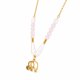 thumbnail image 2 of Moon & Self Collar Elefante oro laminado Piedras Amuleto Suerte Mujer 21cm, 2 of 5