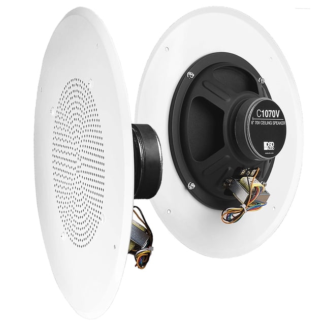 Bocina Comercial OSD Audio C1070 8" 70V Cableada Blanca