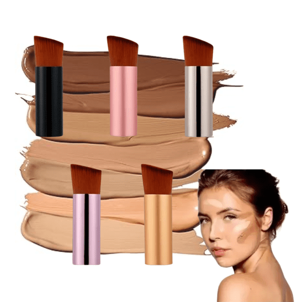 5 Brochas Para Base Maquillaje Profesional Chicas Suave