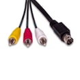 thumbnail image 1 of SatelliteSale Audio Video 10-Pin RCA COMPOSITE DIRECTV Cable de reemplazo PVC Cordón negro (6 pies) SatelliteSale Splitters de video componente, 1 of 6