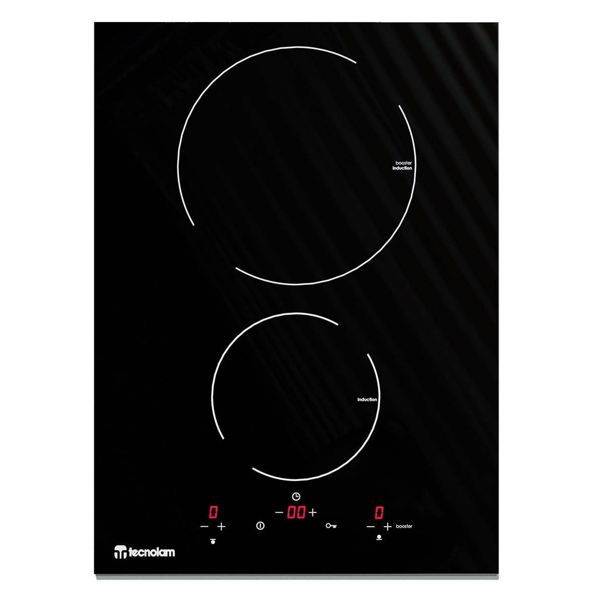 Parrilla de inducción Tecnolam DLIND38 2 zonas electrica touch empotrable