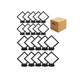 thumbnail image 1 of 20 Pcs Expositor 3d Joyería Marco Flotante Negro 9×9 y 11×11cm Lab.G Negro, 1 of 5