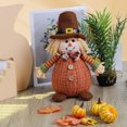 thumbnail image 1 of Decoración de Espantapájaros Girasol - Decoraciones para el hogar del Festival de Acción de Gracias y Otoño - Figurita de poliéster 12,5x12,5x32cm, 1 of 3
