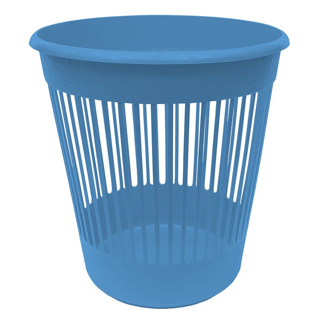 Bote de Papelero de Plástico Plastic Trends Davinci 12L Azul
