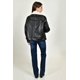 thumbnail image 3 of Chamarra aviador efecto piel Roman Fashion /Juvenil, 8195 (Negro) negro EG, 3 of 5