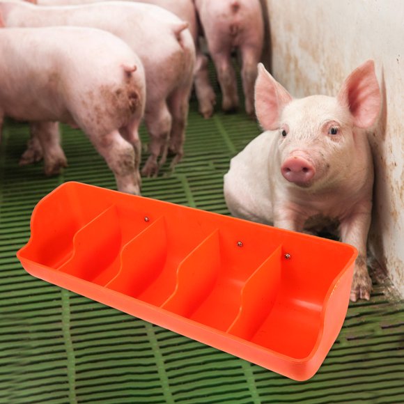 unbranded 1Jgo Comedero Para Cerdos Con Bordes Redondeados Heridas En El Hocico