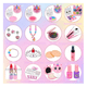 thumbnail image 2 of "Set Estuche Maquillaje Ninas Juguetes Belleza Tocado Lavable unicornio Lab.G Rosa", 2 of 5