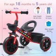 thumbnail image 3 of Triciclo Youthkkee para niños de 2 a 5 años con luz LED, 3 of 6