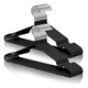 thumbnail image 1 of Ganchos Para Ropa Organizador Percha antideslizante Económicos Resistentes Metálico Xtellar negro, 1 of 3