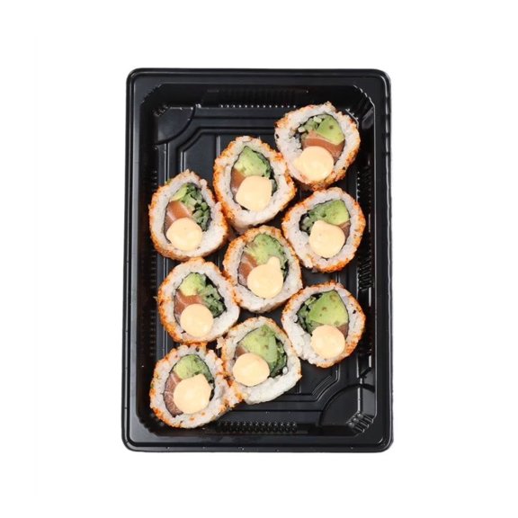 Sushi Happy Tokyo Spicy Salmón Roll con Chile Shichimi